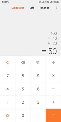 Mi Calculator android App screenshot 4